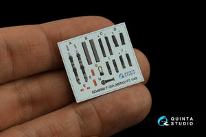 Quinta Studio QD48060 F-35A 3D-Printed &amp;amp; colored Interior on decal paper (Meng) 1/48 – Bild 14