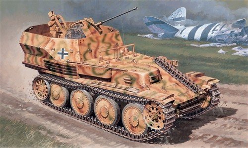 Italeri 6461 SD.KFZ.140 FLAKPZ.GEPARD 1/35 – obrázek 2
