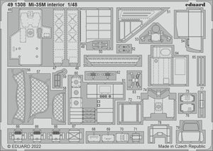 Eduard 491308 Mi-35M interior ZVEZDA 1/48 – imagen 2