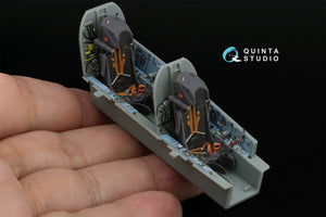 Quinta Studio QD+48409 Su-17UM3 3D-Printed &amp;amp; colored Interior on decal paper (Hobby Boss) (with 3D-printed resin parts) 1/48 – image 9