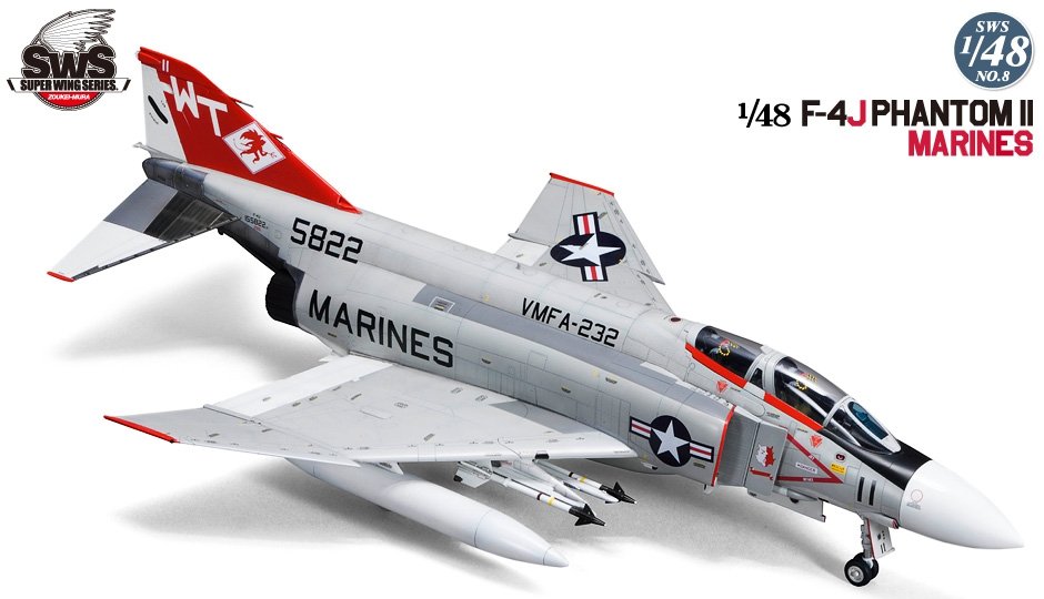 Zoukei-Mura SWS4808 F-4J Phantom II MARINES 1/48 – obrázek 3