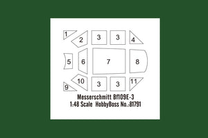 Hobby Boss 81791 Messerschmitt Bf109E-3 1/48 – obrázek 5