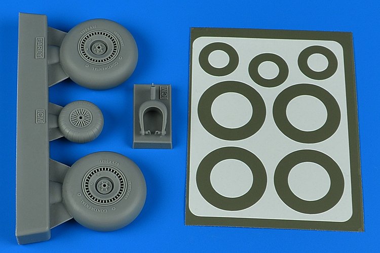 Aires 4802 Do 217N wheels &amp;amp; paint masks - early B 1/48 ICM