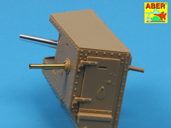 Aber 35L-155 Barrels for British WWI Tank Mark IV – Male 1/35 – Bild 6