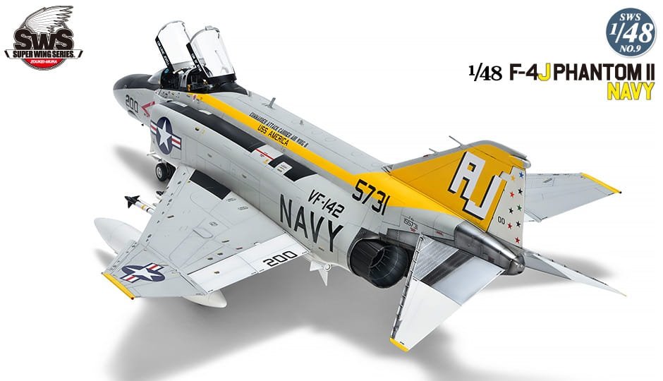 Zoukei-Mura SWS4809 F-4J Phantom II Navy 1/48 – zdjęcie 5