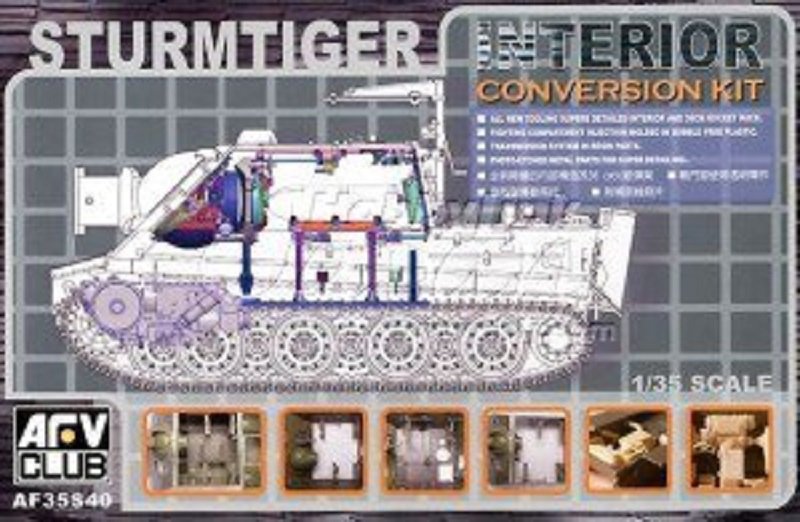 AFV Club 35S40 Sturmtiger Interior - Conversion Kit 1/35