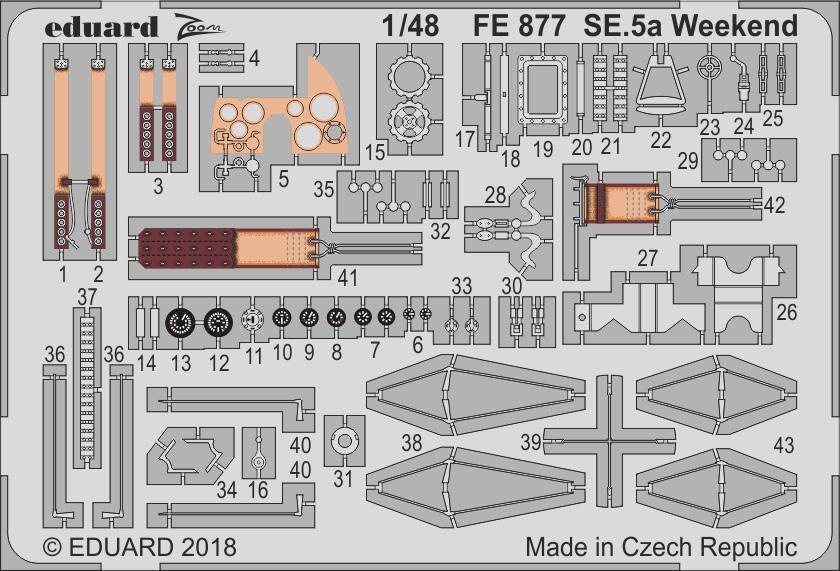 Eduard FE877 SE.5a Week-end EDUARD 1/48