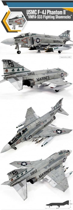 Academy 12356 USMC F-4J Phantom II VMFA-333 Shamrocks 1/48 – image 3