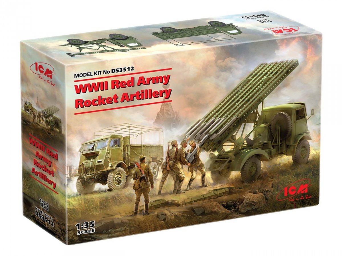 ICM DS3512 WWII Red Army Rocket Artillery 1/35 – imagen 2