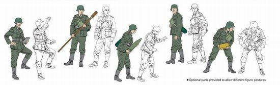 Dragon 6461 German Field Howitzer Crew 1/35 – obrázek 3