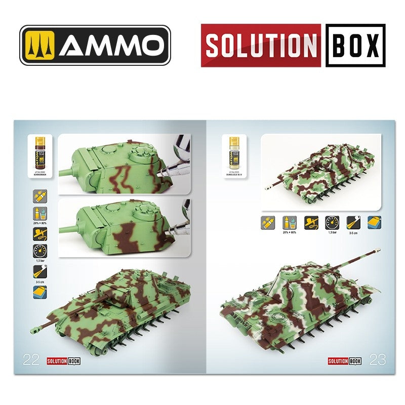 Ammo of Mig 6529 SOLUTION BOOK 23 - How to Paint WWII German Late War Vehicles (Multilingual Book) – image 9