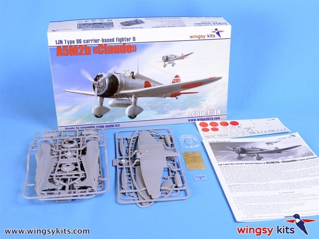 Wingsy Kits D5-01 IJN Type 96 carrier-based fighter II A5M2b “Claude” (late) 1/48 – image 2
