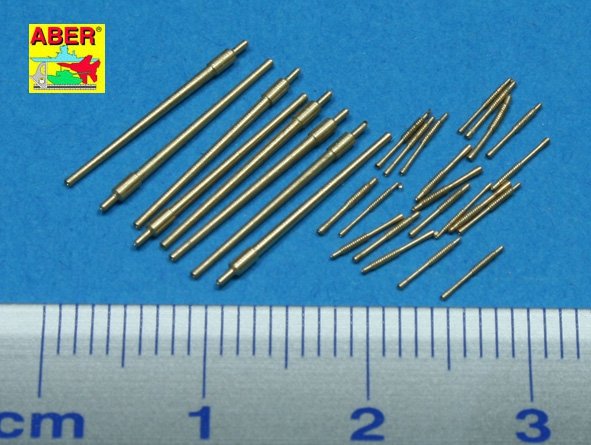 Aber 350L-49 Set of barrels 100mm x 8; 25mm x 20 for Japan Navy Akizuki class Destroyer 1/350 – Bild 2
