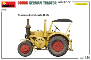 MiniArt 24010 GERMAN TRACTOR D8506 WITH ROOF 1/24 – immagine 4