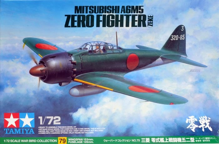 Tamiya 60779 Mitsubishi A6M5 Zero 1/72