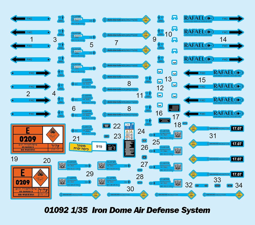 Trumpeter 01092 Iron Dome Air Defense System 1/35 – image 3