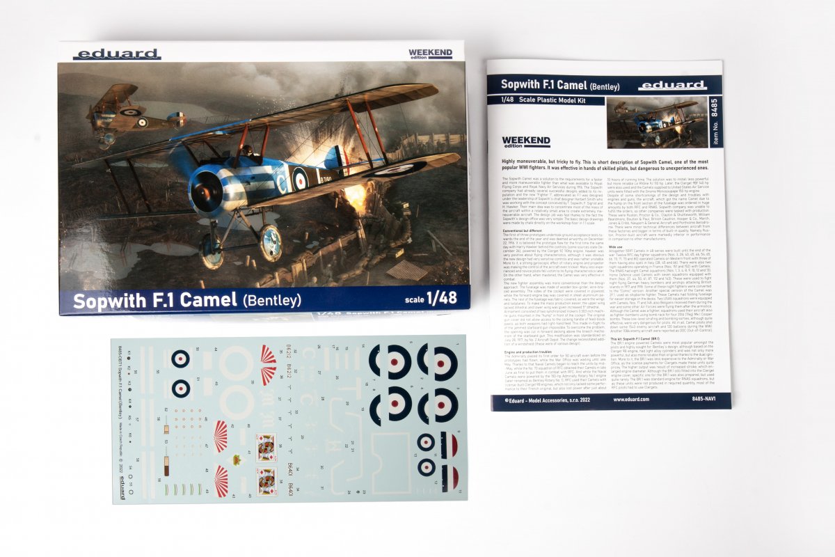 Eduard 8485 Sopwith F.1 Camel (Bentley) 1/48 – image 2