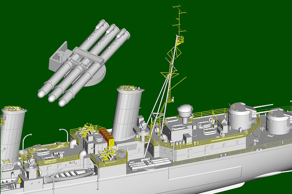 Trumpeter 05366 HMS Naiad 1/350 – Bild 12