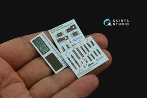 Quinta Studio QD48479 F-35A 3D-Printed &amp;amp; colored Interior on decal paper (Kitty Hawk/Zimi Model) 1/48 – image 3