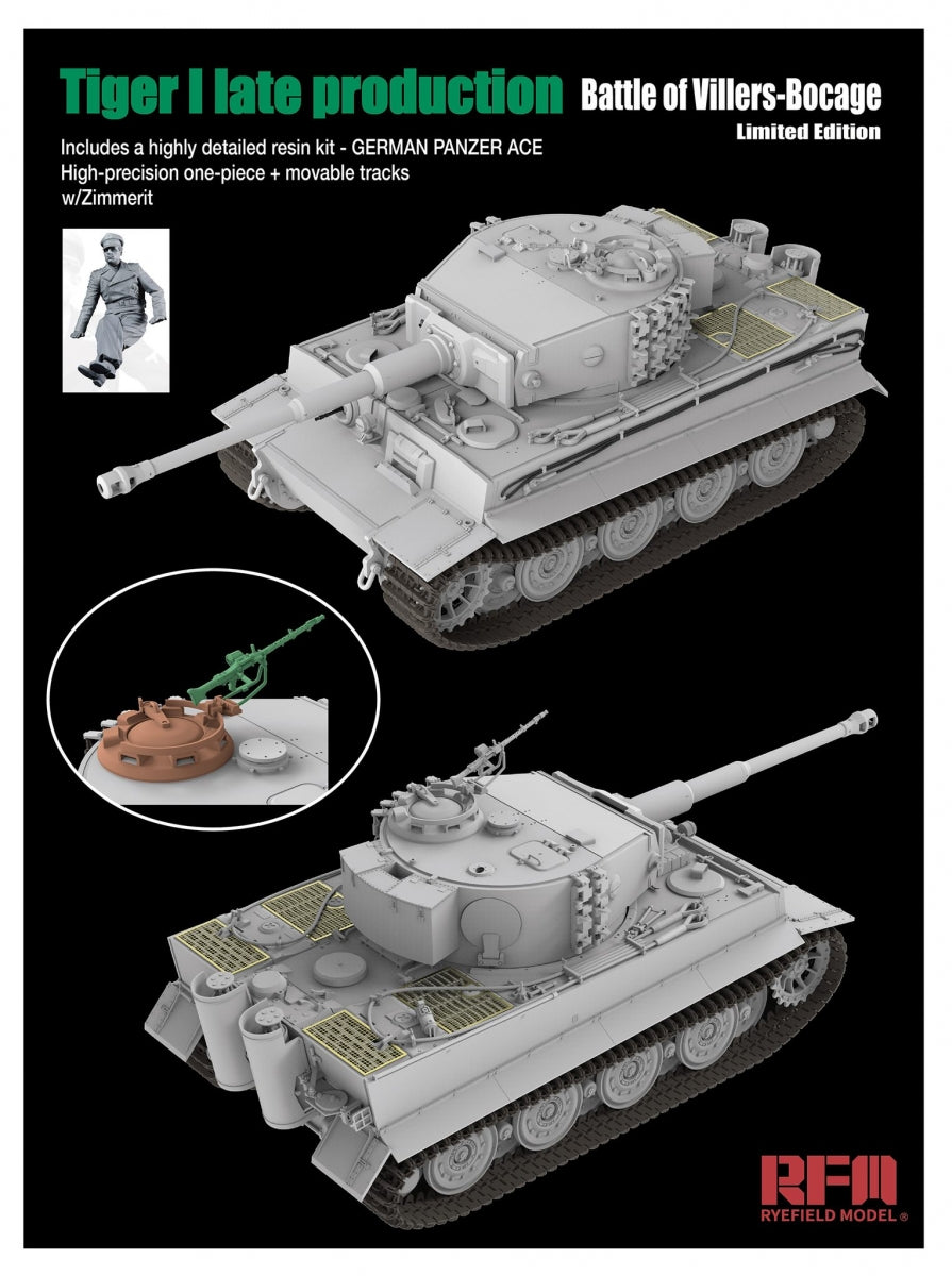 Rye Field Model 5101 Tiger I Late Production Battle of Villers-Bocage Limited Edition 1/35 – image 3