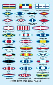 Trumpeter 06630 WWII Signal Flags 1/200 – immagine 3