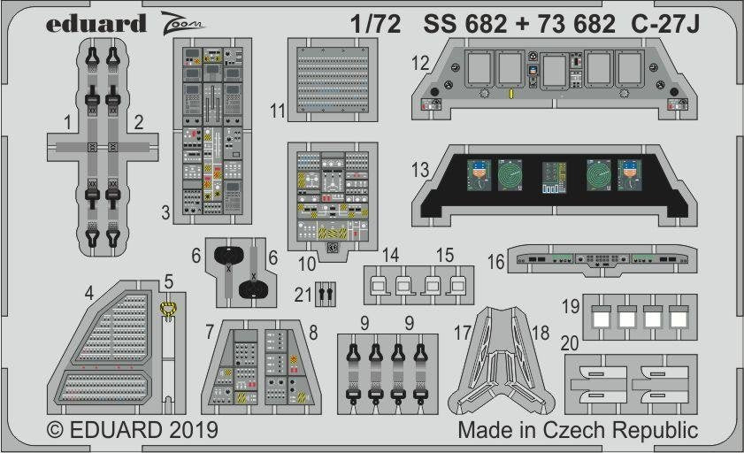 Eduard 73682 C-27J 1/72 ITALERI – Bild 2