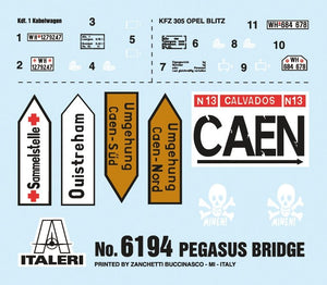 Italeri 6194 PEGASUS BRIDGE - D.Day 75Ann.1944-2019 - BATTLE SET 1/72 – obrázek 3