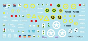Star Decals 72-A1091 SA Tanks and AFVs in Italy South African Sherman IIA, Sherman Firefly VC, Sherman V AOP, M3A1 Scout Car, Humber Scout Car. 1/72 – image 2