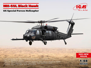 ICM 48360 MH-60L Black Hawk US Special Forces Helicopter 1/48 – immagine 2