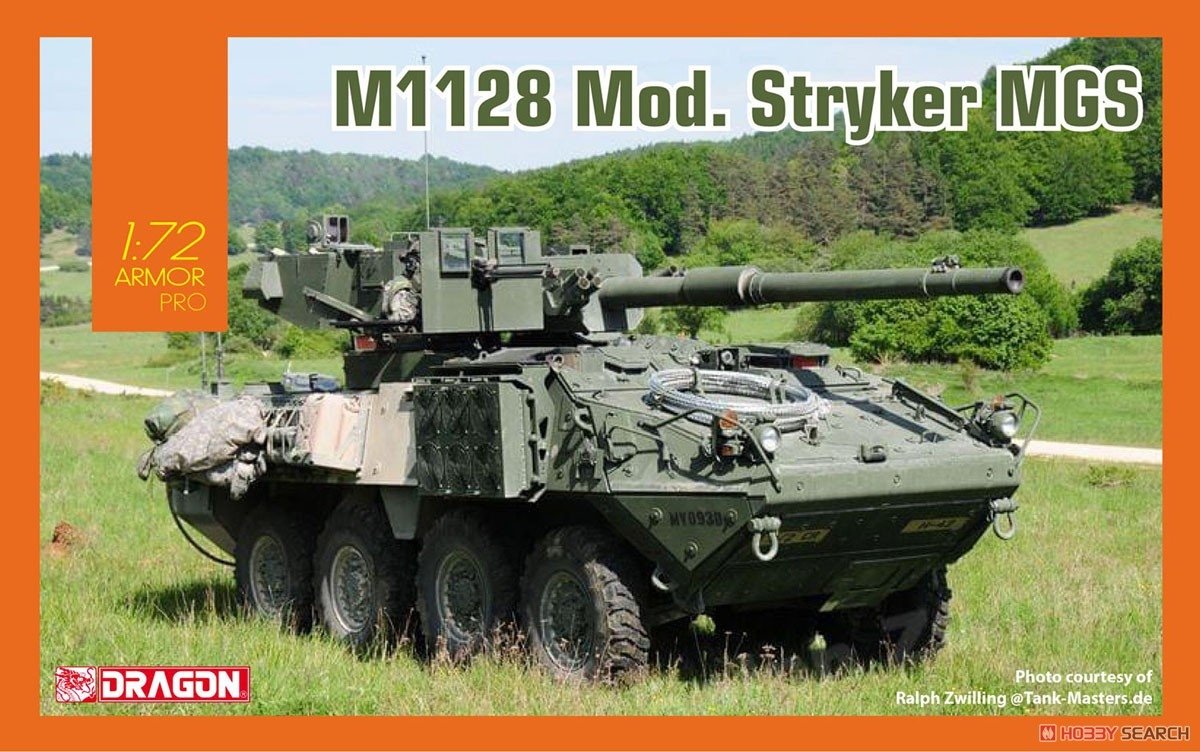 Dragon 7687 M1128 Mod. Stryker MGS 1/72 