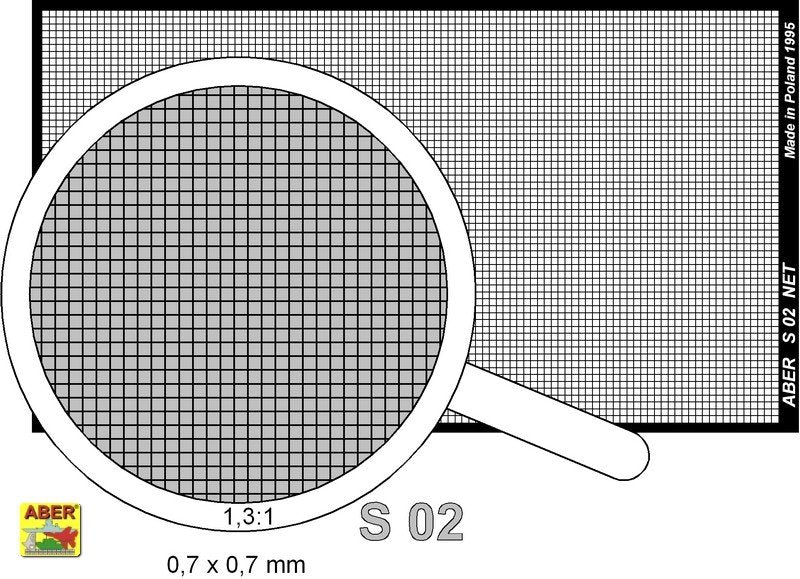 Aber S-02 Net 0.7 x 0.7 mm – obrázek 2