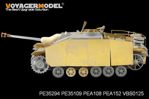 Voyager Model PEA152 WWII German StuG.III Ausf.G Late Production Side Skirts Pattern 1 (For DRAGON Kit) 1/35 – image 2