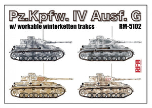 Rye Field Model 5102 Pz.Kpfw.IV Ausf.G w/Winterketten 1/35 – Bild 3