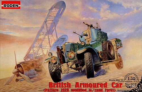 Roden 802 British Aroured Car Rolls-Royce Pattern 1920 with sand tires (1/35)