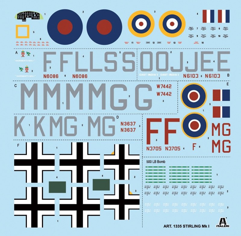 Italeri 1335 STIRLING Mk.I 1/72 – Bild 3