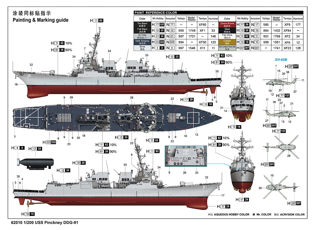 I Love Kit 62010 USS Pinckney DDG-91 1/200 – Bild 3
