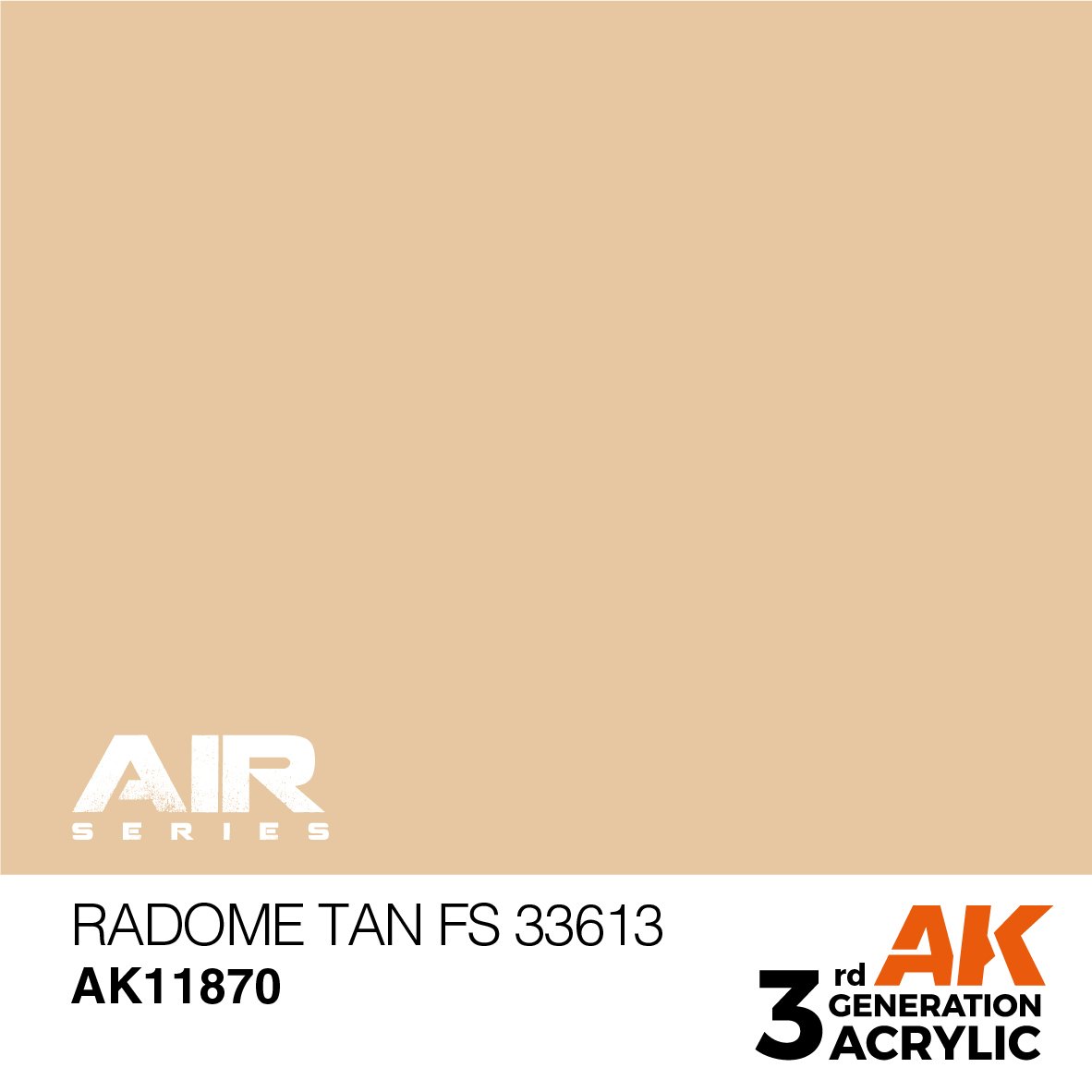 AK Interactive AK11870 RADOME TAN FS 33613 – AIR 17 ml