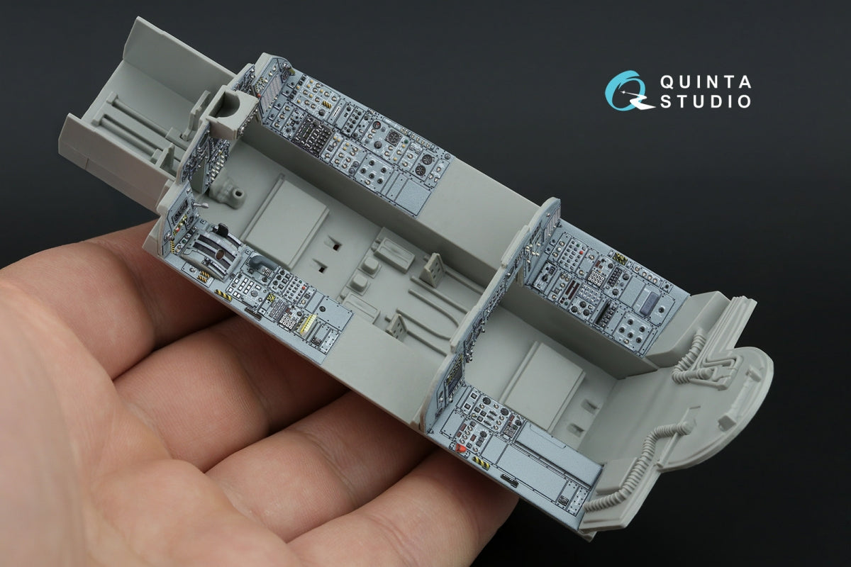 Quinta Studio QDS+32231 Tornado ECR German 3D-Printed &amp;amp; colored Interior on decal paper (Italeri) (Small version) (with 3D-printed resin parts) 1/32 – image 9