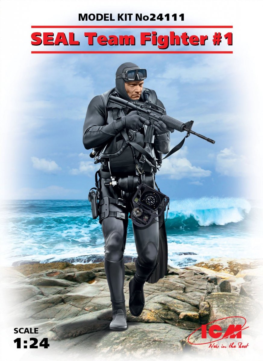 ICM 24111 SEAL Team Fighter №1 1/24