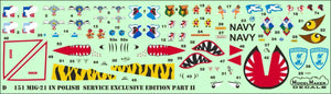 ModelMaker Decals D48151 MiG-21 in Polish service exclusive edition part II 1/48 – image 6