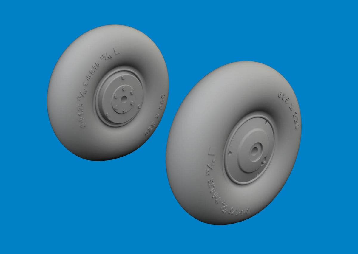 Eduard 6481116 Ki-115 wheels EDUARD 1/48