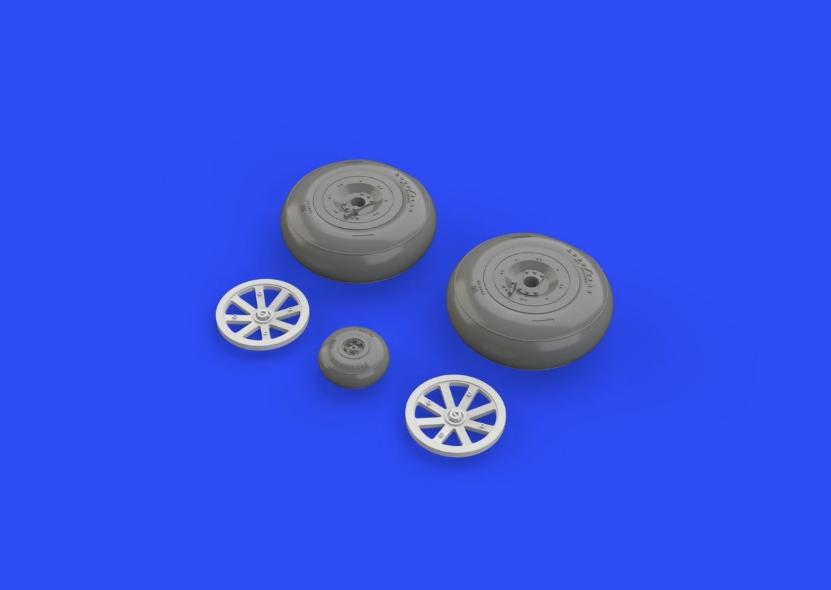 Eduard 648270 P-40B wheels AIRFIX 1/48 – image 4