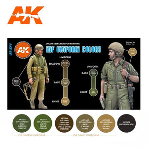 AK Interactive AK11631 IDF UNIFORM COLORS – zdjęcie 2