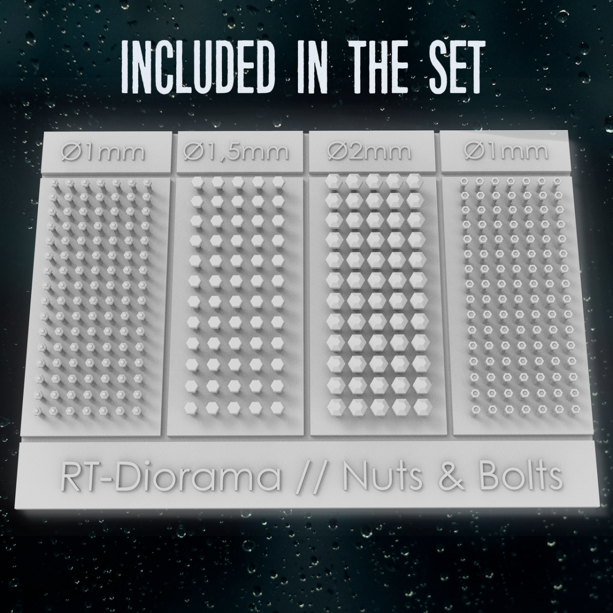 RT-Diorama 35651 3D Resin Print: Nuts and Bolts 1/35 – image 2