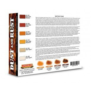 Lifecolor CS10 Acrylic paint set Dust and Rust 6x22ml – Bild 2