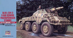 Hasegawa MT54 German Sdkfz 234/3 Schwere Panzerspahwagen Stummel 1/72