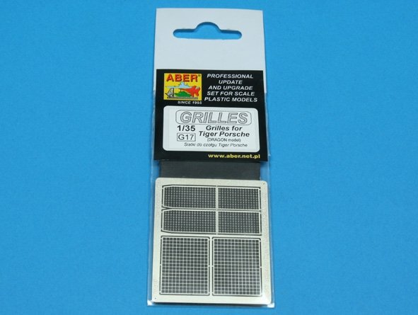 Aber 35G17 Grilles for german tank Tiger Porsche 1/35 – image 4