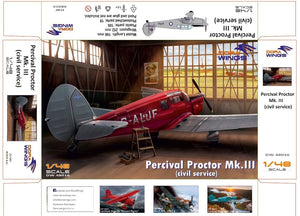 Dora Wings 48016 Percival Proctor Mk.III civil registration 1/48 – Bild 2