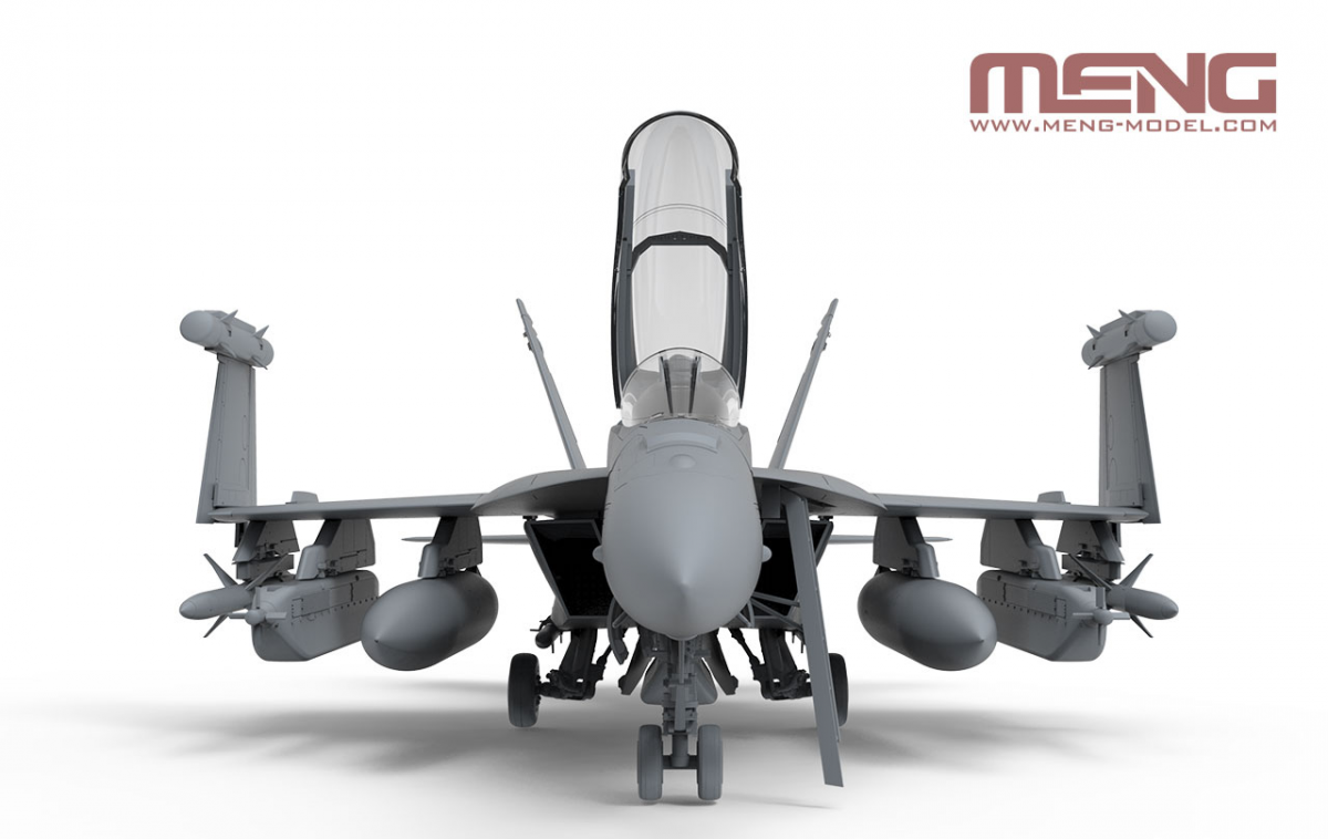 Meng LS-019 Boeing EA-18G Growler Electronic Attack Aircraft Yellow Jackets 1/48 – obrázek 8