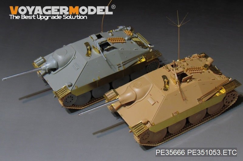 Voyager Model PE351053B WWII German Sd.Kfz.138/2 Hetzer Tank Destroyer Late Version (B ver include Gun Barrel) For ACADMY 13230/13277 1/35 – image 21
